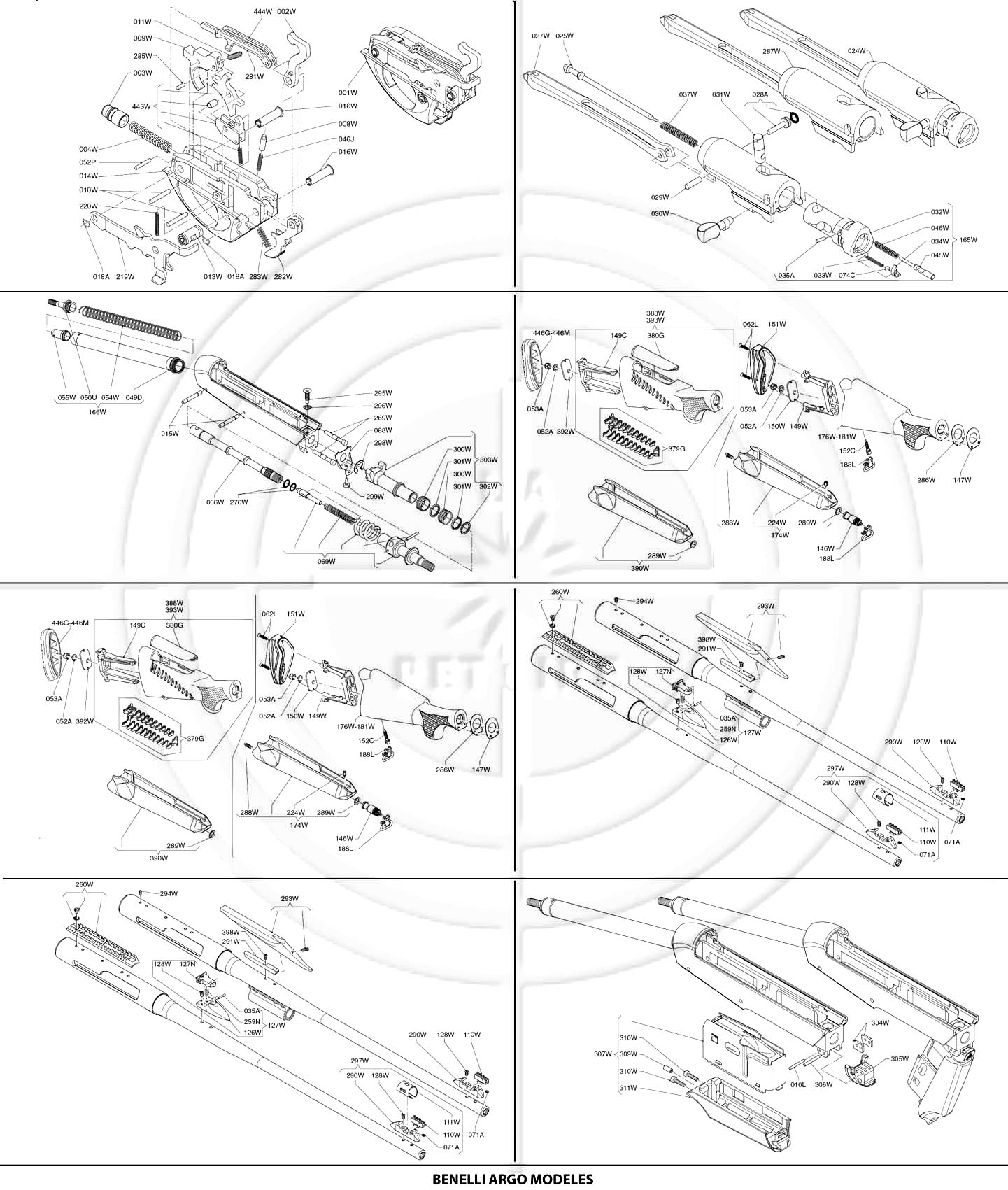 Взрыв схема benelli argo